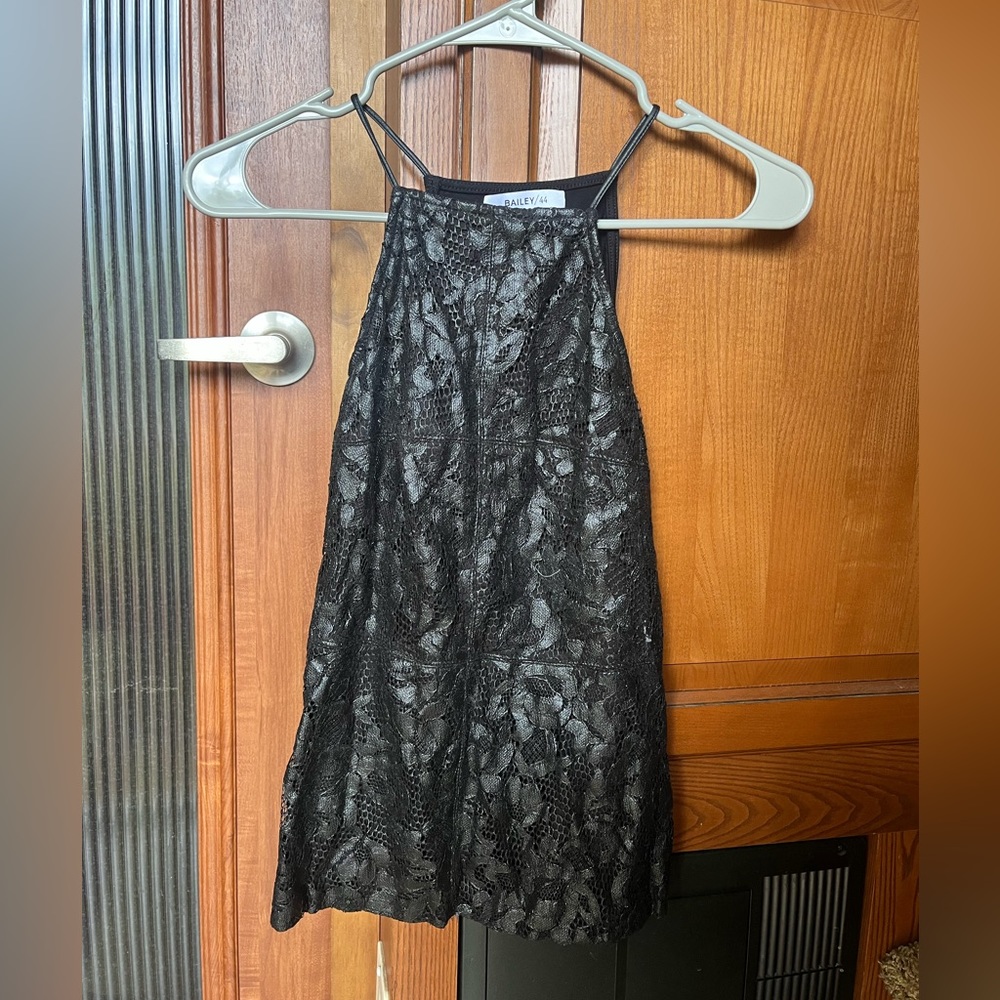 Pleather design tank
